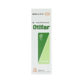 Thuốc nhỏ tai Otifar Pharmedic điều trị nhiễm khuẩn do viêm tai ngoài (8ml)