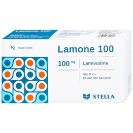 Thuốc Lamone 100mg Stella điều trị viêm gan siêu vi B mãn tính (3 vỉ x 10 viên)