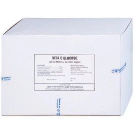 Thuốc ngậm Vita C Glucose Mekophar hỗ trợ bổ sung vitamin C (46 gói x 24 viên)