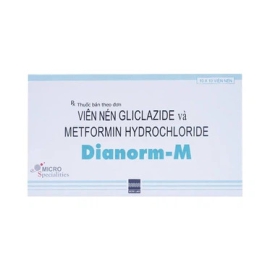 Thuốc Dianorm-M Micro điều trị đái tháo đường tuýp 2 (10 vỉ x 10 viên)