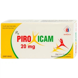 Thuốc Piroxicam 20mg Domesco điều trị viêm khớp dạng thấp (3 vỉ x 10 viên)