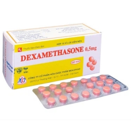 Thuốc Dexamethasone 0.5mg Mekophar điều trị trạng thái hen (200 viên)