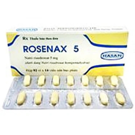 Thuốc Rosenax 5 Hasan ngăn ngừa loãng xương (2 vỉ x 14 viên)