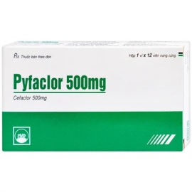 Thuốc Pyfaclor 500mg Pymepharco điều trị nhiễm khuẩn đường hô hấp (12 viên)