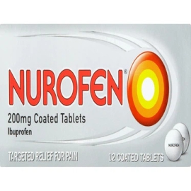 Thuốc Nurofen 200mg Reckitt Benckiser giúp giảm đau, kháng viêm (12 viên)