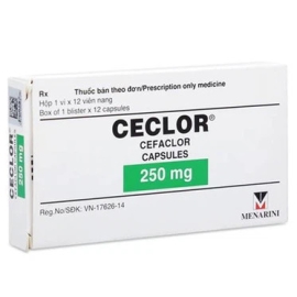 Thuốc Ceclor 250mg Menarini hỗ trợ điều trị nhiễm trùng (12 viên)
