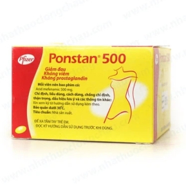 Thuốc Postan 500mg Olic giúp giảm đau, kháng viêm (10 vỉ x 10 viên)