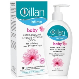 Dung dịch vệ sinh vùng kín Oillan Intima Baby dành cho bé gái từ 1 năm tuổi (200ml)