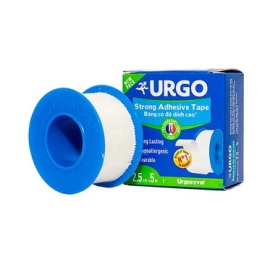 Băng keo lụa có độ dính cao Urgosyval Strong Adhessive băng vết thương và các thiết bị y tế (2,5cm x 5m)