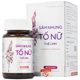 Viên uống Sâm Nhung Tố Nữ Tuệ Linh hỗ trợ tăng cường nội tiết tố nữ (Hộp 30 viên)