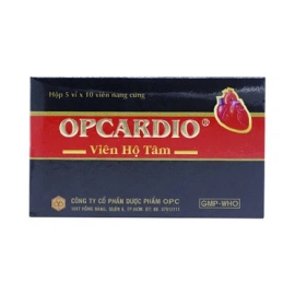 Viên Hộ Tâm Opcardio OPC phòng và điều trị đau thắt ngực (5 vỉ x 10 viên)