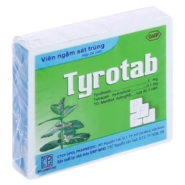 Thuốc Tyrotab Pharmedic hỗ trợ điều trị các bệnh ở họng, ở miệng (24 viên)