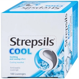 Kẹo ngậm Strepsils Cool Reckitt Benckiser giảm đau rát họng (50 gói x 2 viên)