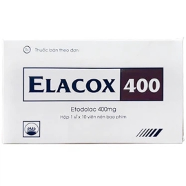 Thuốc Elacox 400mg Pymepharco hỗ trợ điều trị thái hóa khớp và viêm khớp (10 viên)