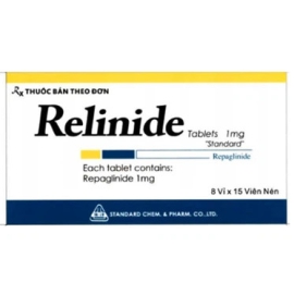 Thuốc Relinide Standard điều trị đái tháo đường tuýp 2 (8 vỉ x 15 viên)