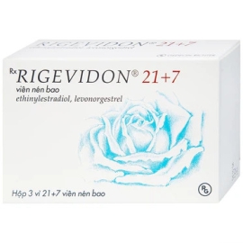 Thuốc tránh thai Rigevidon 21+7 Gedeon (3 vỉ x 28 viên)