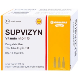 huốc tiêm Supvizyn HDpharma phòng và điều trị thiếu vitamin nhóm B (10 ống x 2ml)