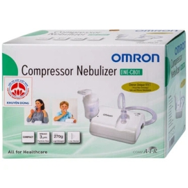 Máy xông khí dung Omron NE-C801 kiểm soát hen suyễn, viêm phế quản mãn tính