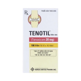 Thuốc Tenotil điều trị viêm khớp dạng thấp, viêm xương khớp (10 vỉ x 10 viên)