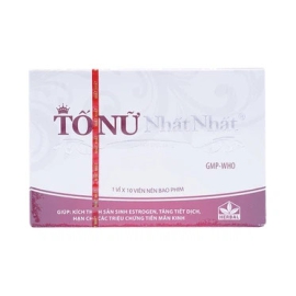 Viên uống Tố Nữ Nhất Nhất giúp điều hòa kinh nguyệt, hạn chế các chứng tiền mãn kinh (10 viên)
