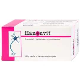 Thuốc Haneuvit Hasan điều trị rối loạn thiếu vitamin B1 (10 vỉ x 10 viên)
