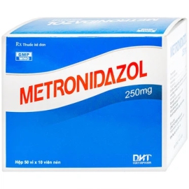 Thuốc Metronidazol 250mg Hataphar hỗ trợ điều trị viêm nhiễm (50 vỉ x 10 viên)
