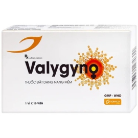Thuốc đặt Valygyno Medisun hỗ trợ điều trị các bệnh lý viêm nhiễm phụ khoa (10 viên)
