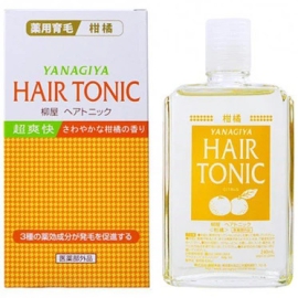 Dưỡng tóc Yanagiya Hair Tonic hương bưởi ngăn ngừa tóc gãy rụng, thưa mỏng và gàu (240ml)