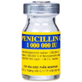 Thuốc tiêm Penicillin G Mekophar điều trị vết thương nhiễm khuẩn (50 lọ)