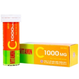 Thuốc sủi Vitamin C 1000mg OPC hỗ trợ tăng đề kháng, giảm mệt mỏi (10 viên