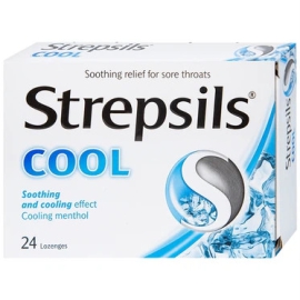 Viên ngậm Strepsils Cool Reckitt Benckiser điều trị đau họng (2 vỉ x 12 viên)