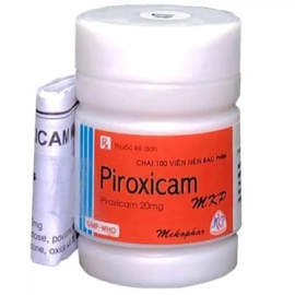 Thuốc Piroxicam MKP 20mg Mekophar điều trị viêm xương khớp (100 viên)