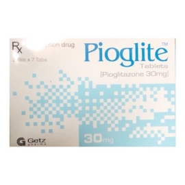 Thuốc Pioglite 30mg Getz kiểm soát đường huyết tiểu đường tuýp 2 (14 viên)