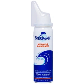 Dung dịch xịt Stérimar Nez Bouché Blocked Nose làm sạch, loại bỏ bụi bẩn, làm ẩm niêm mạc mũi (50ml)