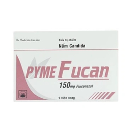 Thuốc Pyme Fucan 150mg Pymepharco điều trị viêm màng não, nấm candida (1 viên)