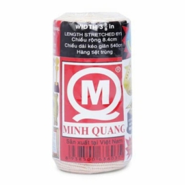 Băng thun 2 móc Minh Quang dùng để băng nén ép cầm máu, cố định khớp (12 cuộn)