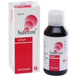 Siro Saferon Glenmark điều trị chứng thiếu sắt (Chai 100ml)