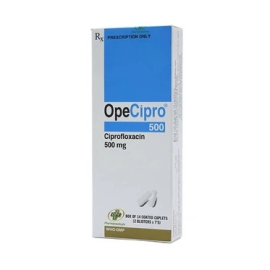 Thuốc Opecipro 500mg OPV điều trị nhiễm khuẩn (2 vỉ x 7 viên)