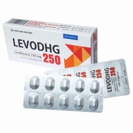 Thuốc LevoDHG 250mg điều trị các trường hợp nhiệm khuẩn (3 vỉ x 10 viên)
