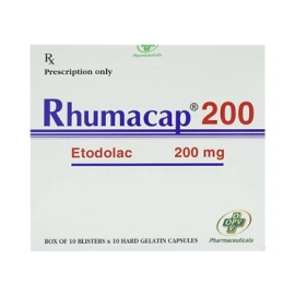 Thuốc Rhumacap 200mg OPV điều trị viêm khớp dạng thấp (10 vỉ x 10 viên)