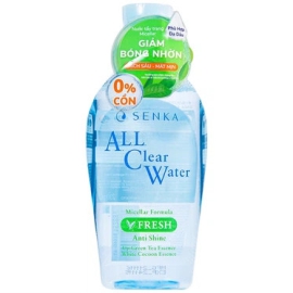 Nước tẩy trang không cồn Senka Micellar All Clear Water Fresh (230ml)