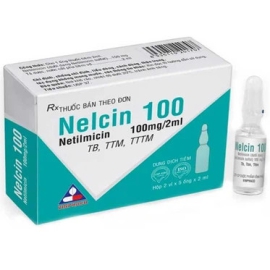 Thuốc tiêm Nelcin 100mg/2ml Vinphaco điều trị nhiễm khuẩn nặng (10 ống x 2ml)