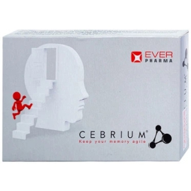 Viên uống Cebrium Ever Pharma hỗ trợ tăng khả năng tập trung, cải thiện trí nhớ (3 vỉ x 10 viên)