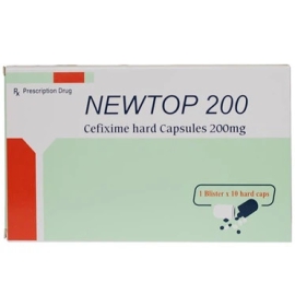 Thuốc Newtop 200mg Maxim điều trị nhiễm khuẩn đường hô hấp (10 viên)