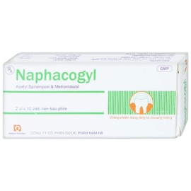 Thuốc Naphacogyl Nam Hà điều trị nhiễm trùng răng miệng (2 vỉ x 10 viên)