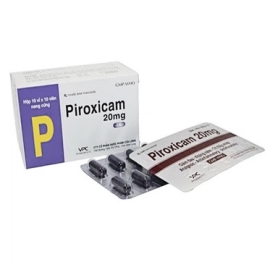 Thuốc Piroxicam 20mg Pharimexco giúp giảm đau, kháng viêm (10 vỉ x 10 viên)