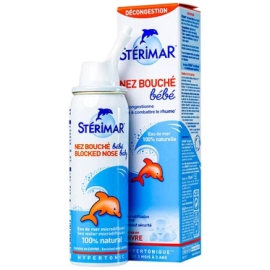 Dung dịch xịt mũi Sterimar Blocked Nose Baby làm sạch, loại bỏ bụi bẩn niêm mạc mũi (50ml)