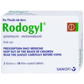 Thuốc Rodogyl Sanofi điều trị nhiễm khuẩn khoang miệng (2 vỉ x 10 viên)