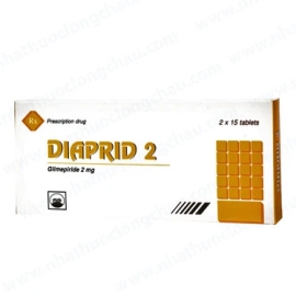 Thuốc Diaprid 2mg Pymepharco điều trị đái tháo đường type 2 (2 vỉ x 15 viên)