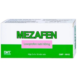 Thuốc Mezafen 60mg Hà Tây hỗ trợ giảm đau và kháng viêm (3 vỉ x 10 viên)